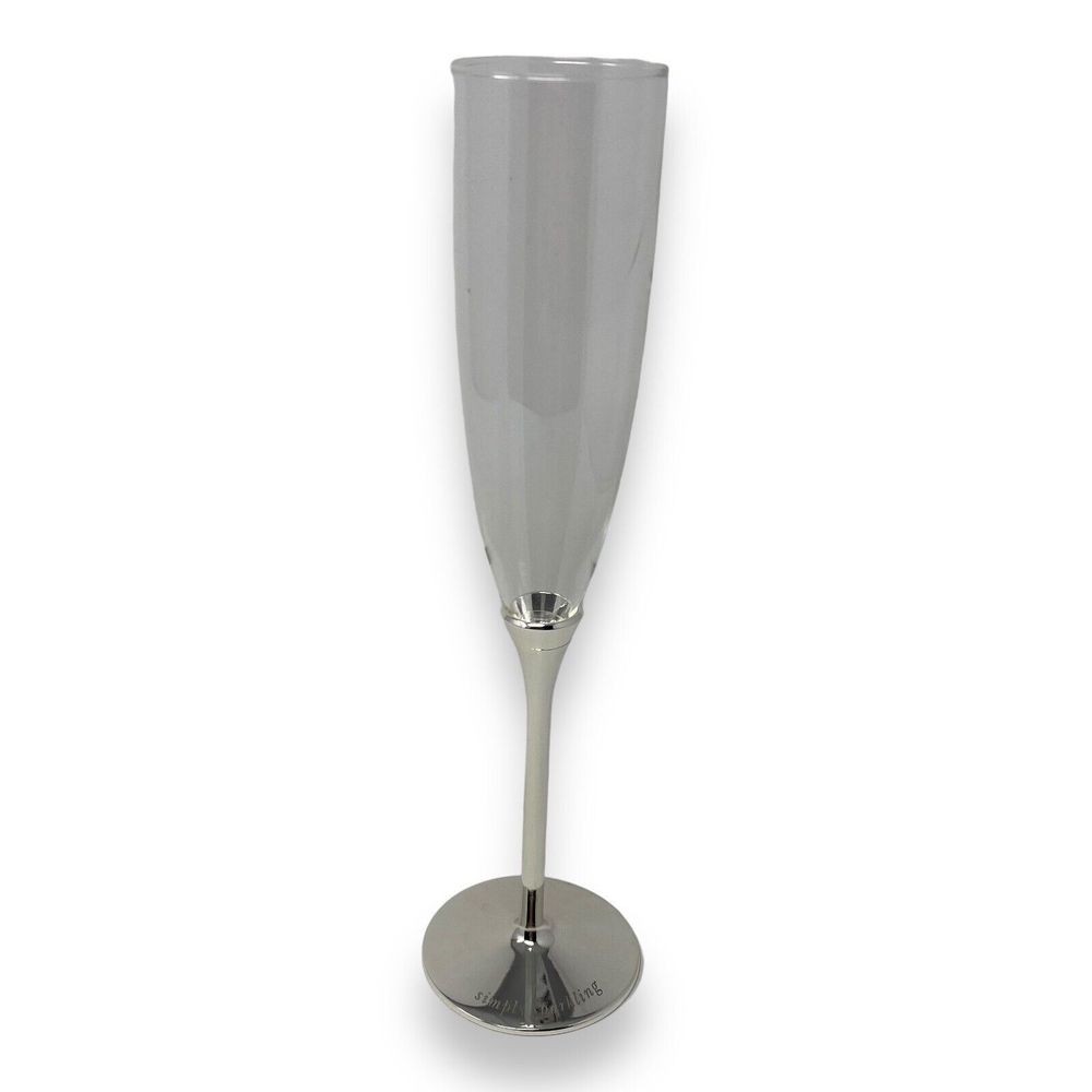 1 - Kate Spade Simply Sparkling Silver Crystal Champagne Flute (REPLACEMENT)